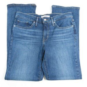 Levis 315 Womens Jeans Size 31 Mid Rise Blue Denim Shaping Bootcut